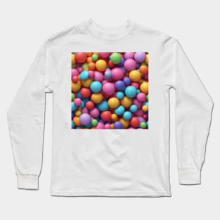 Puffy  Balls And Candy Long Sleeve T-Shirt